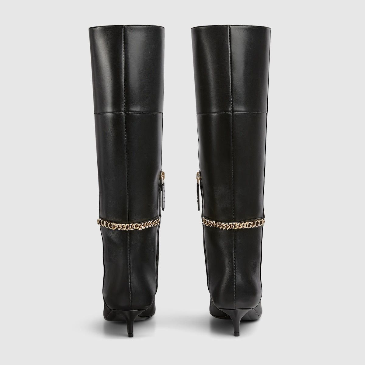 Gucci Gucci Signoria Leather Knee Boots SIZE 42 Size ONE SIZE - 3 Thumbnail