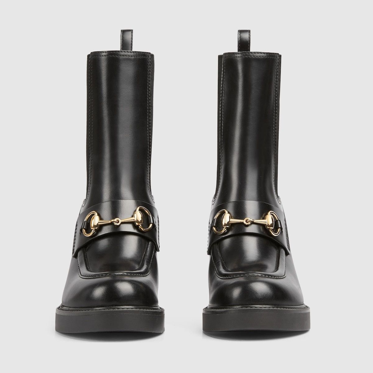 Gucci Gucci Horsebit Leather Ankle Boots SIZE 38 Size ONE SIZE - 3 Thumbnail