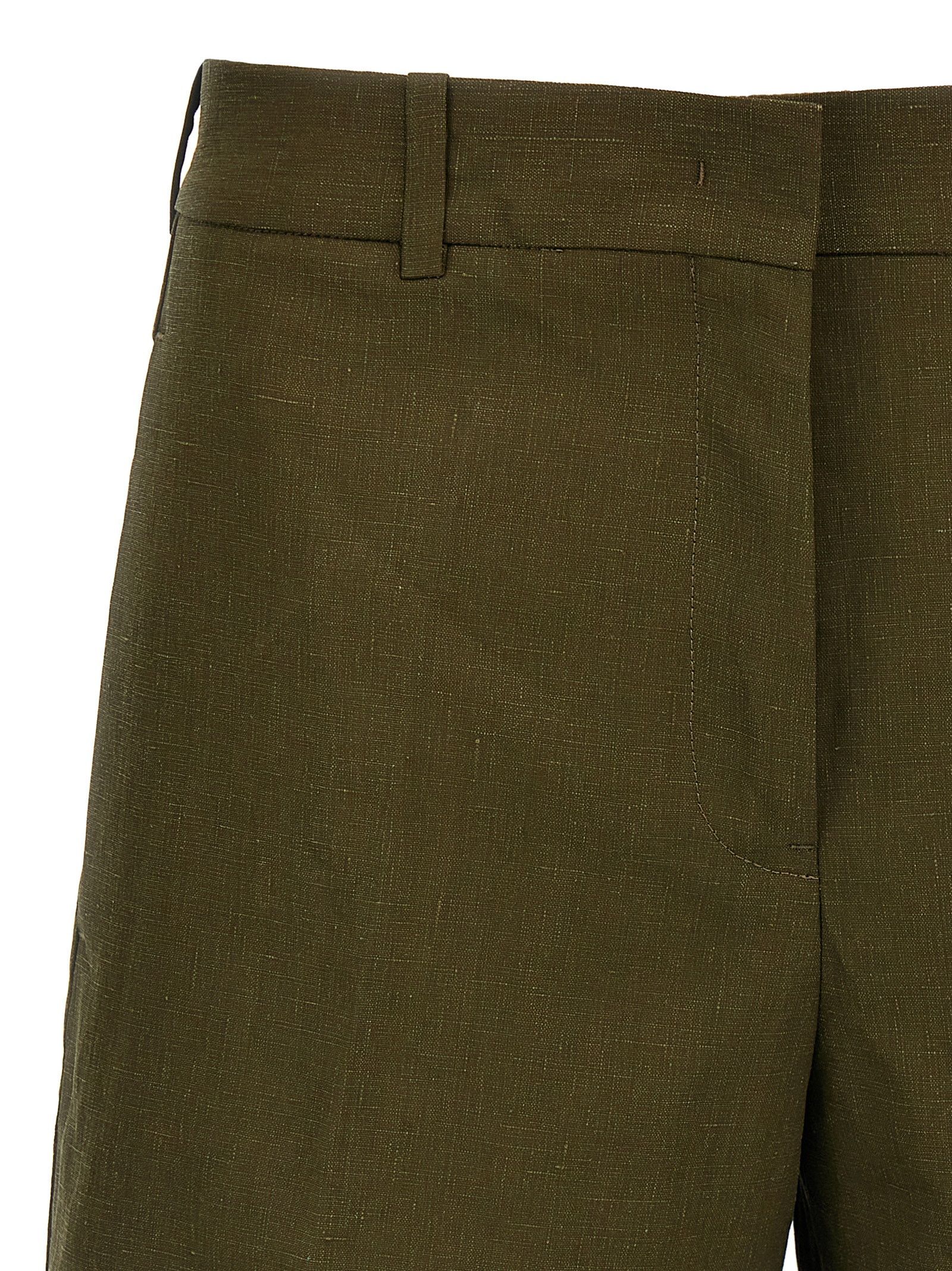 Jil Sander Linen Bermuda Shorts Size 28" / US 6 / IT 42 - 3 Thumbnail