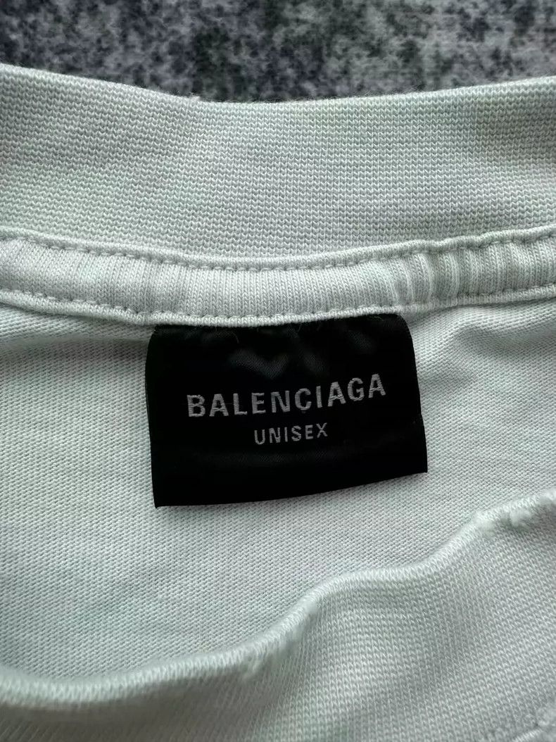 Balenciaga Balenciaga Melted 3B Logo Distressed Tee - dmc Size US XS / EU 42 / 0 - 2 Thumbnail