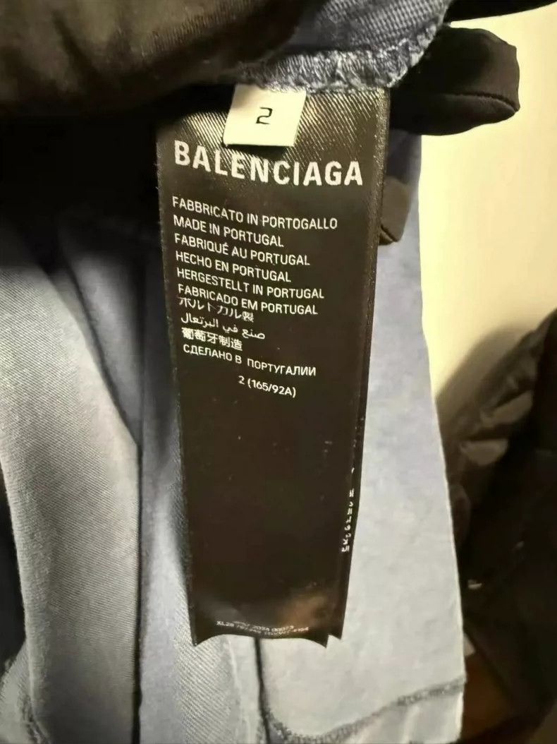 Balenciaga Balenciaga Blue Flame Short Sleeve Tee - dmc Size US S / EU 44-46 / 1 - 4 Thumbnail