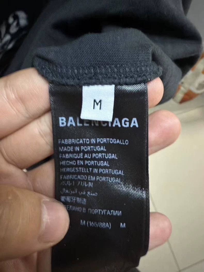 Balenciaga Balenciaga Black Coke Print Short Sleeve - dmc Size US M / EU 48-50 / 2 - 4 Thumbnail