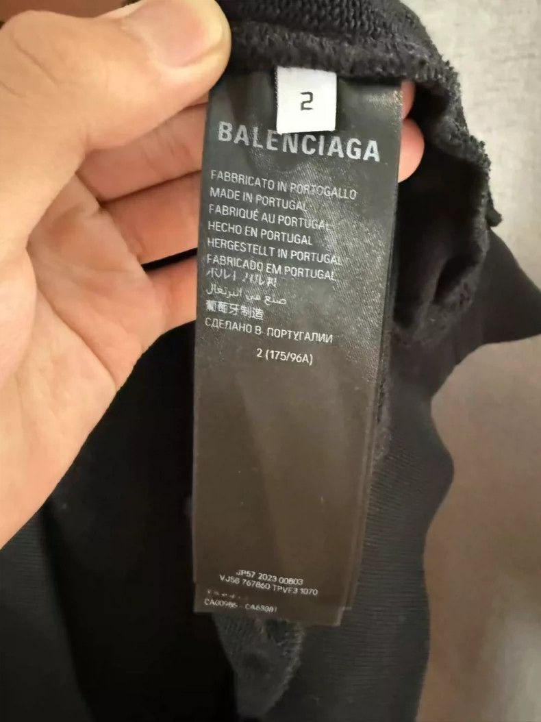 Balenciaga Balenciaga Phantom Logo Long Sleeve - dmc Size US S / EU 44-46 / 1 - 4 Thumbnail