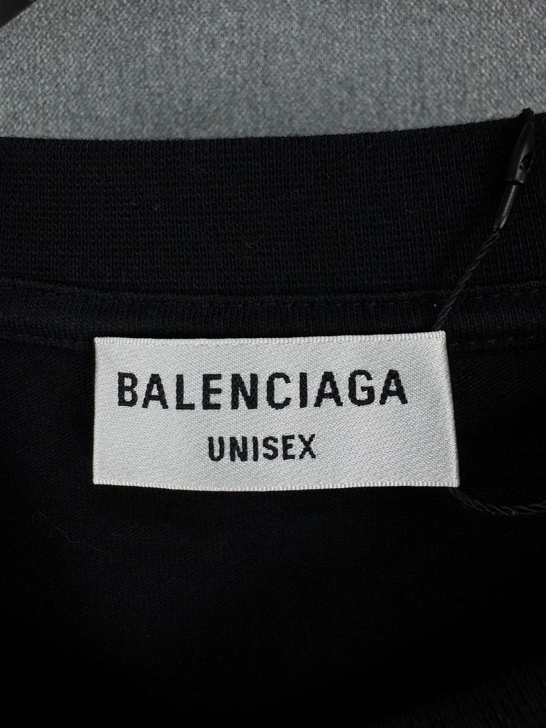 Balenciaga Balenciaga Crystal Logo Short Sleeve Tee - dmc Size US L / EU 52-54 / 3 - 4 Thumbnail