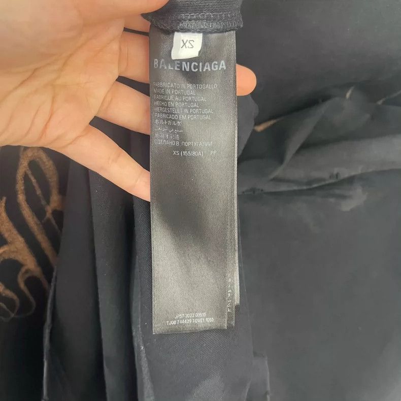 Balenciaga Balenciaga Sanskrit Logo Print T-Shirt XS - dmc Size US XS / EU 42 / 0 - 4 Thumbnail