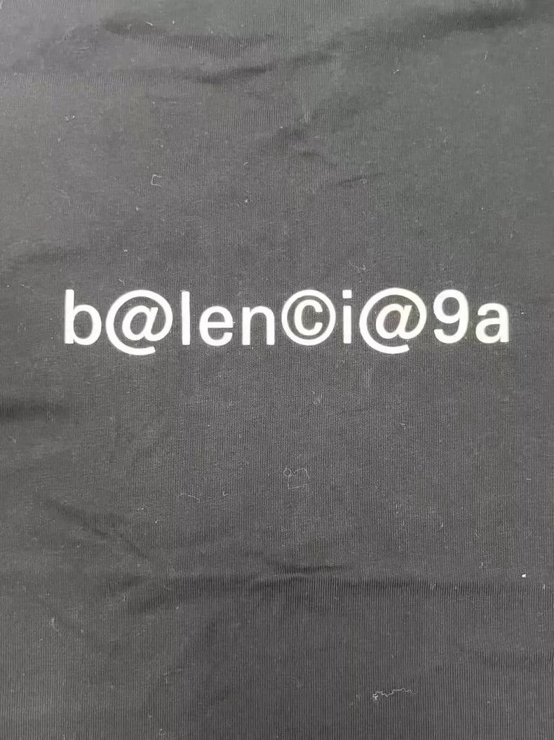 Balenciaga Logo Print Casual Short Sleeve Tee - dmc