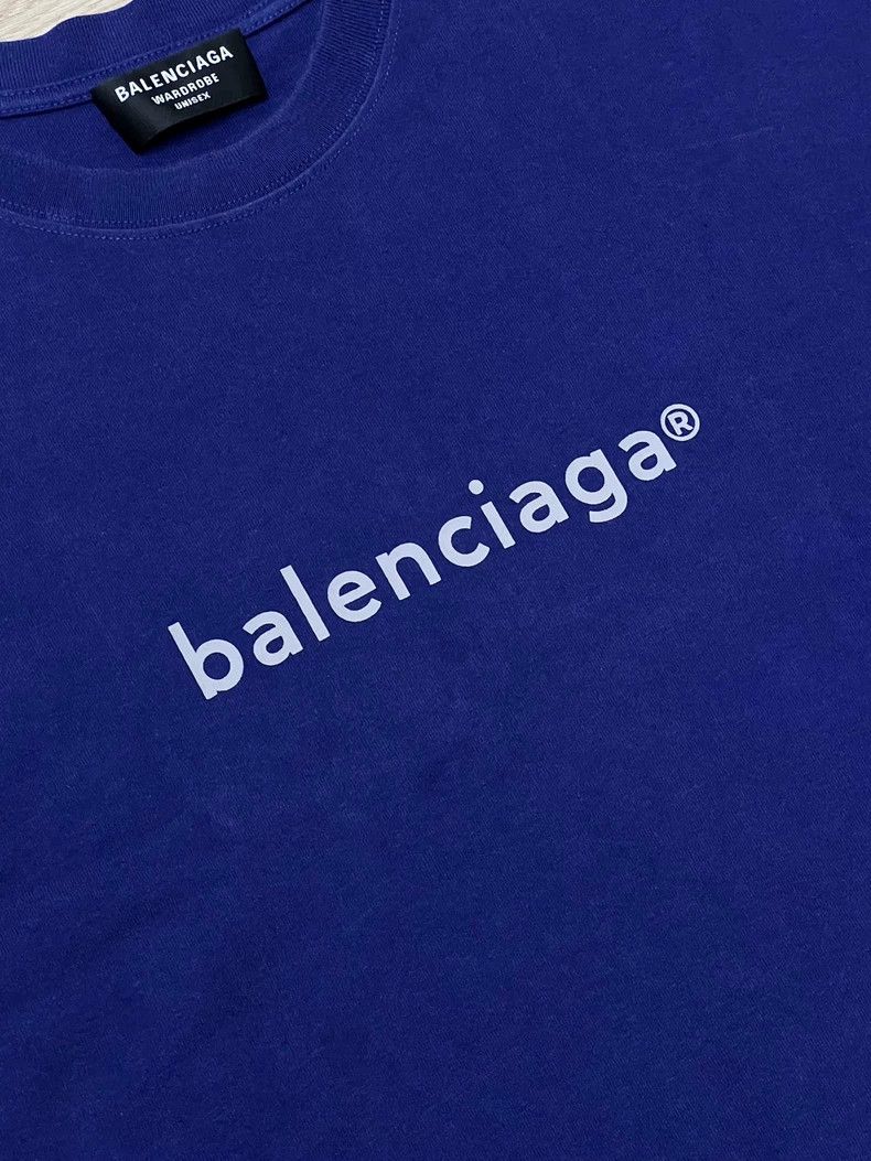 Balenciaga Balenciaga Logo Short Sleeve T-Shirt XS - dmc Size US XS / EU 42 / 0 - 2 Thumbnail