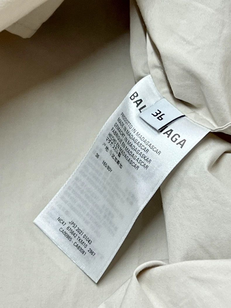 Balenciaga Balenciaga Double Hook Embroidered Shirt - dmc Size US M / EU 48-50 / 2 - 6 Thumbnail