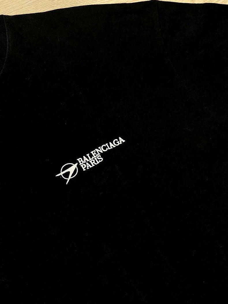 Balenciaga Balenciaga Boomerang Short Sleeve Tee - dmc Size US M / EU 48-50 / 2 - 2 Thumbnail