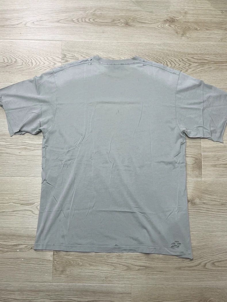 Balenciaga Balenciaga Distressed Oversized Short Sleeve Tee - dmc Size US XS / EU 42 / 0 - 7 Thumbnail