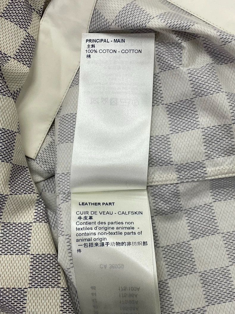 Louis Vuitton Louis Vuitton White Checkerboard Shirt - dmc Size US M / EU 48-50 / 2 - 6 Thumbnail