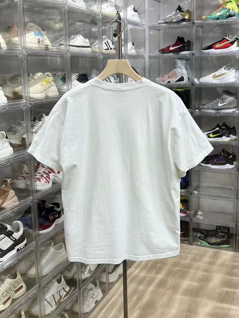 Balenciaga Balenciaga Embroidered Logo Short Sleeve Tee - dmc Size US L / EU 52-54 / 3 - 4 Thumbnail