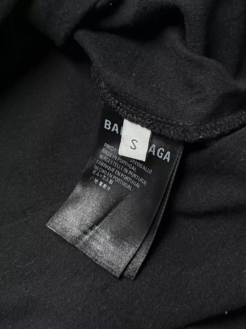 Balenciaga Balenciaga Lock Logo Short Sleeve Tee - dmc Size US S / EU 44-46 / 1 - 5 Thumbnail