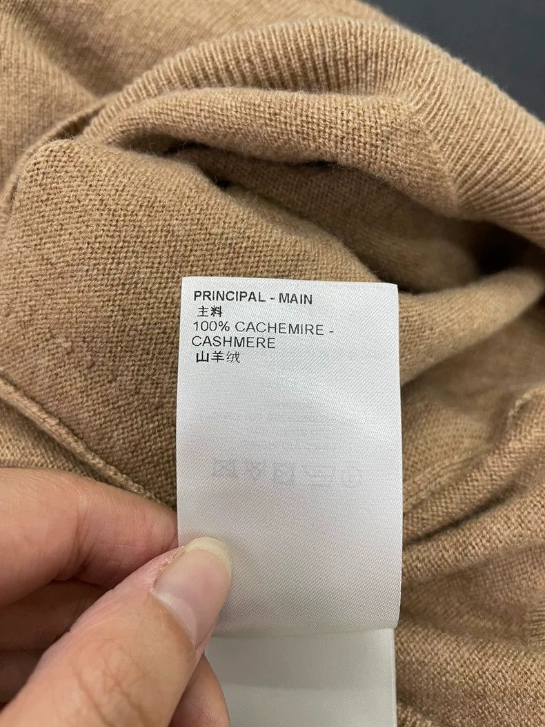 Louis Vuitton LV Beige Cashmere Turtleneck Sweater - dmc Size US XS / EU 42 / 0 - 6 Thumbnail