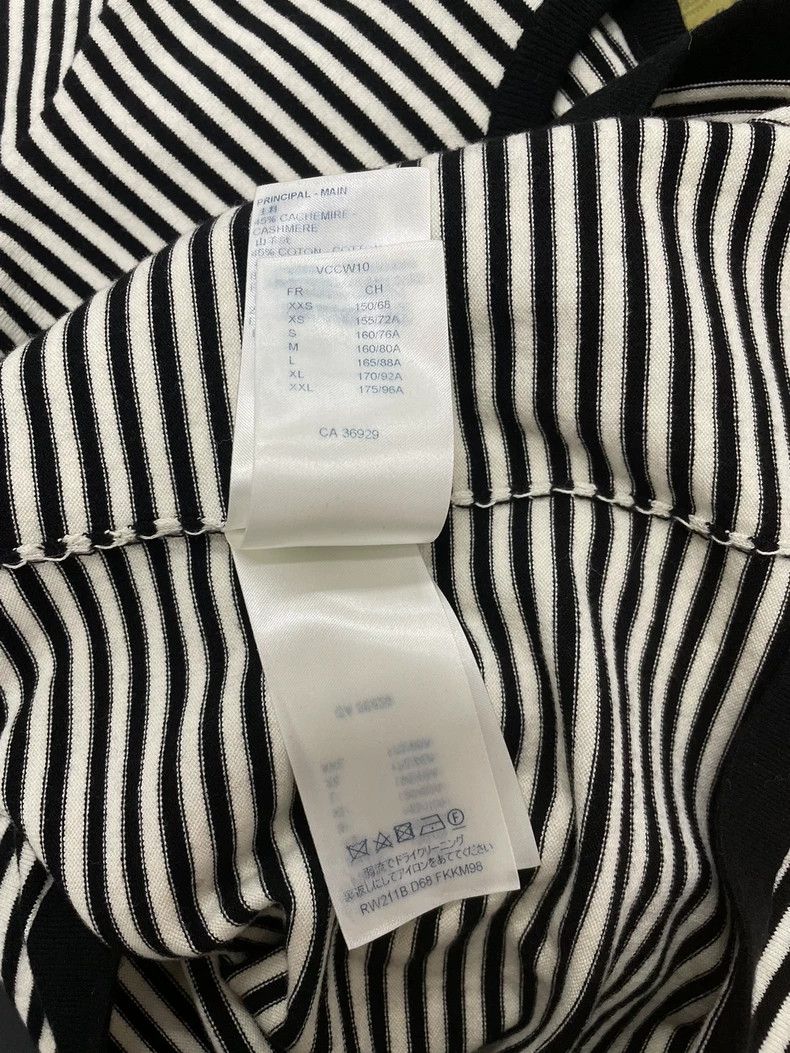 Louis Vuitton LV Black White Stripe Cashmere Top - dmc Size US M / EU 48-50 / 2 - 7 Thumbnail