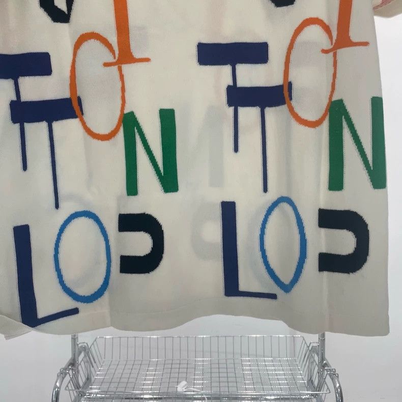 Louis Vuitton Louis Vuitton White Knit Printed Tee - dmc Size US XL / EU 56 / 4 - 3 Thumbnail