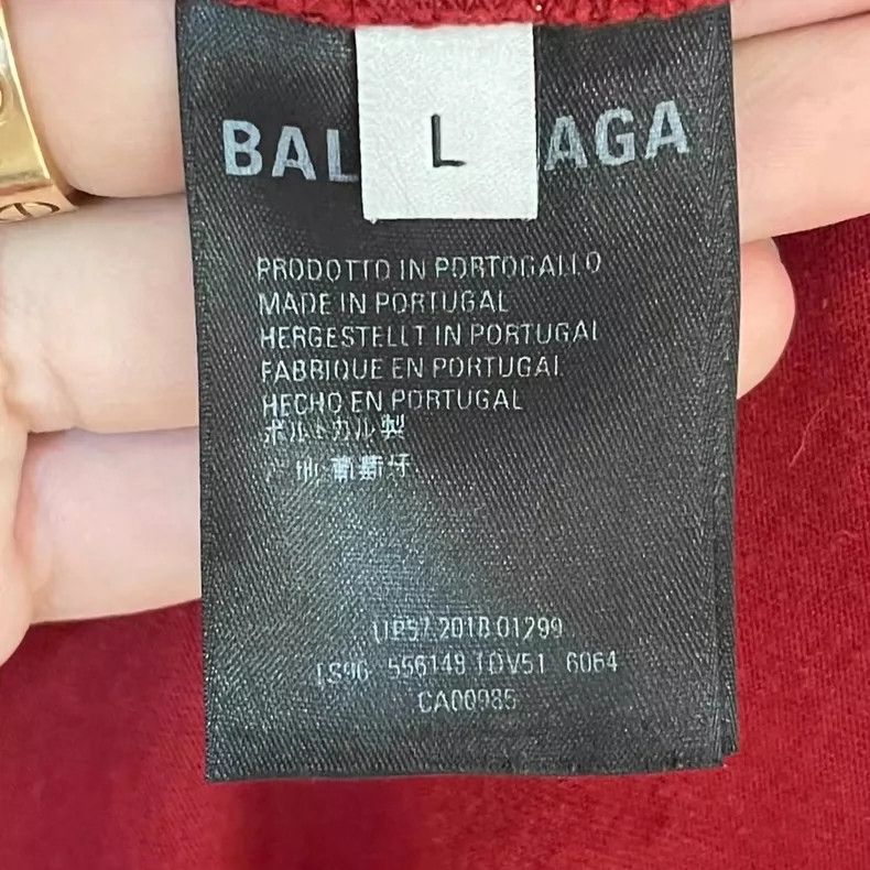 Balenciaga Balenciaga Red Wheat Ear Short Sleeve - dmc Size US L / EU 52-54 / 3 - 4 Thumbnail