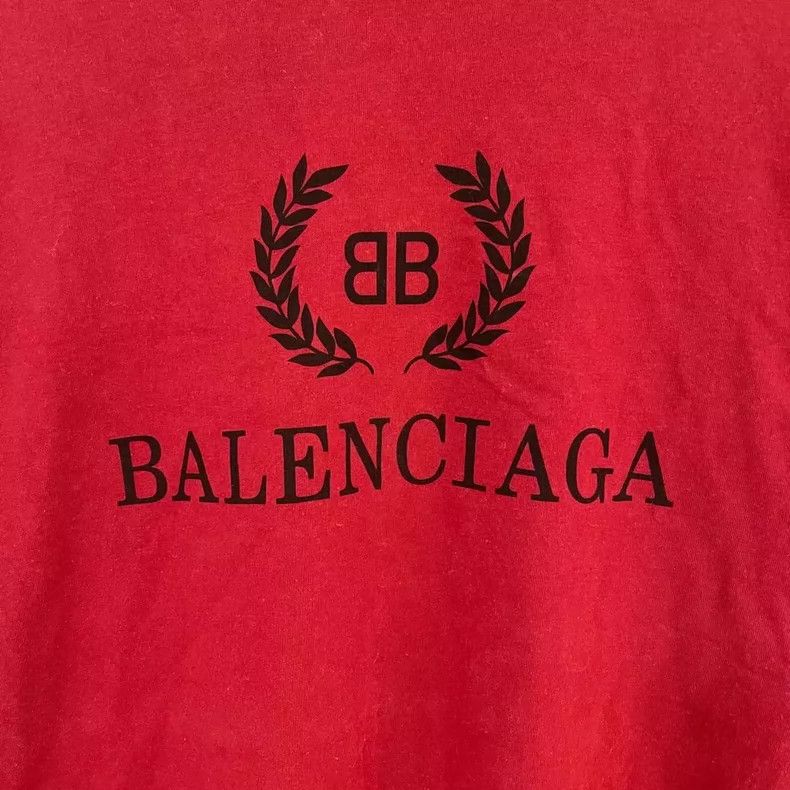 Balenciaga Balenciaga Red Wheat Ear Short Sleeve - dmc Size US L / EU 52-54 / 3 - 2 Thumbnail