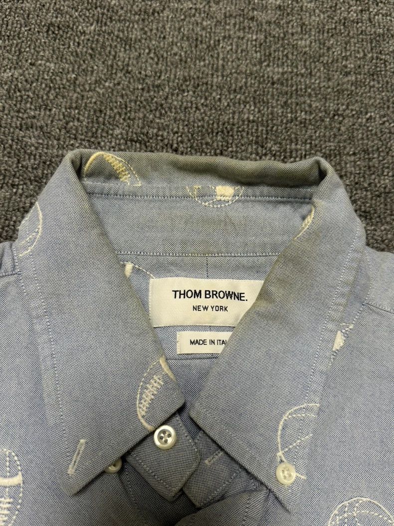 Thom Browne Thom Browne TB Embroidered Oxford Shirt - dmc Size US XS / EU 42 / 0 - 7 Thumbnail