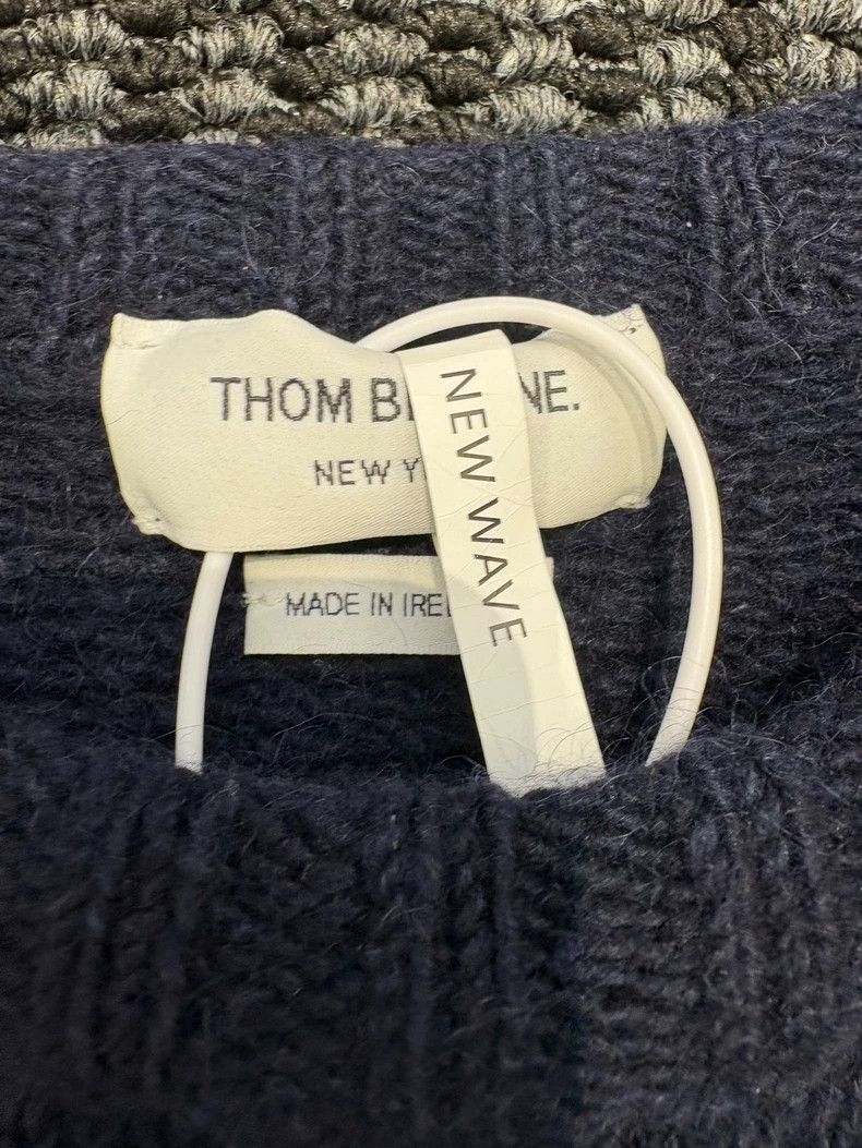 Thom Browne Thom Browne Wool Wave Pattern Sweater - dmc Size US XS / EU 42 / 0 - 4 Thumbnail