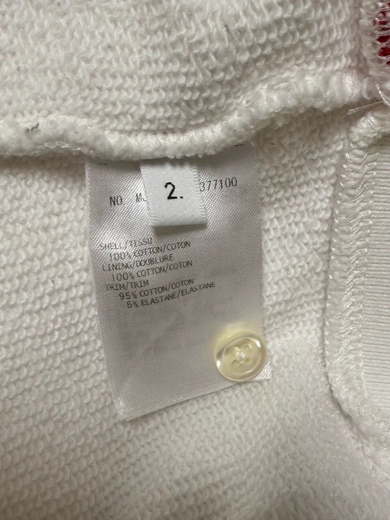 Thom Browne Thom Browne White Striped Zip Hoodie - dmc Size US S / EU 44-46 / 1 - 5 Thumbnail