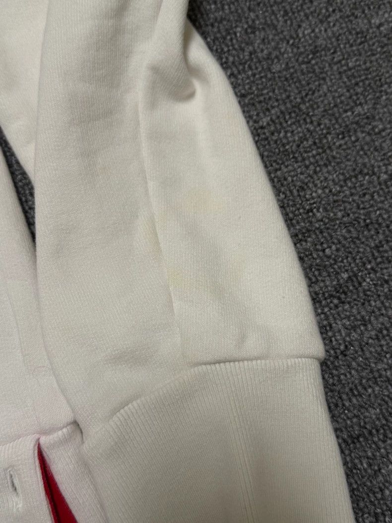 Thom Browne Thom Browne White Striped Zip Hoodie - dmc Size US S / EU 44-46 / 1 - 3 Thumbnail