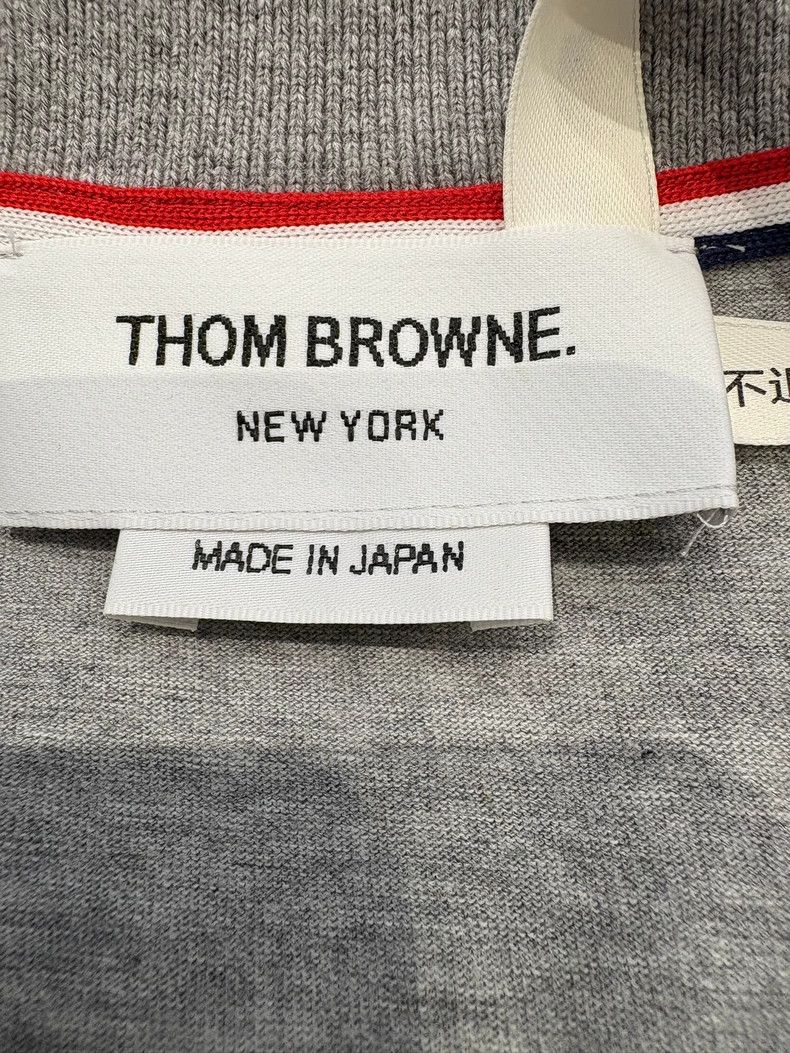 Thom Browne Thom Browne Striped Polo Short Sleeve - dmc Size US XXS / EU 40 - 6 Thumbnail