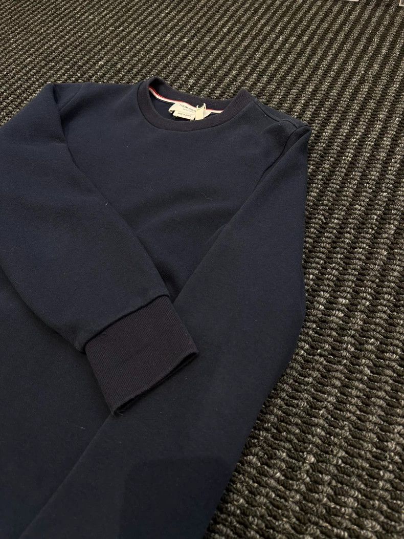 Thom Browne Thom Browne 4-Bar Sweatshirt W/Drawstring - dmc Size US S / EU 44-46 / 1 - 3 Thumbnail