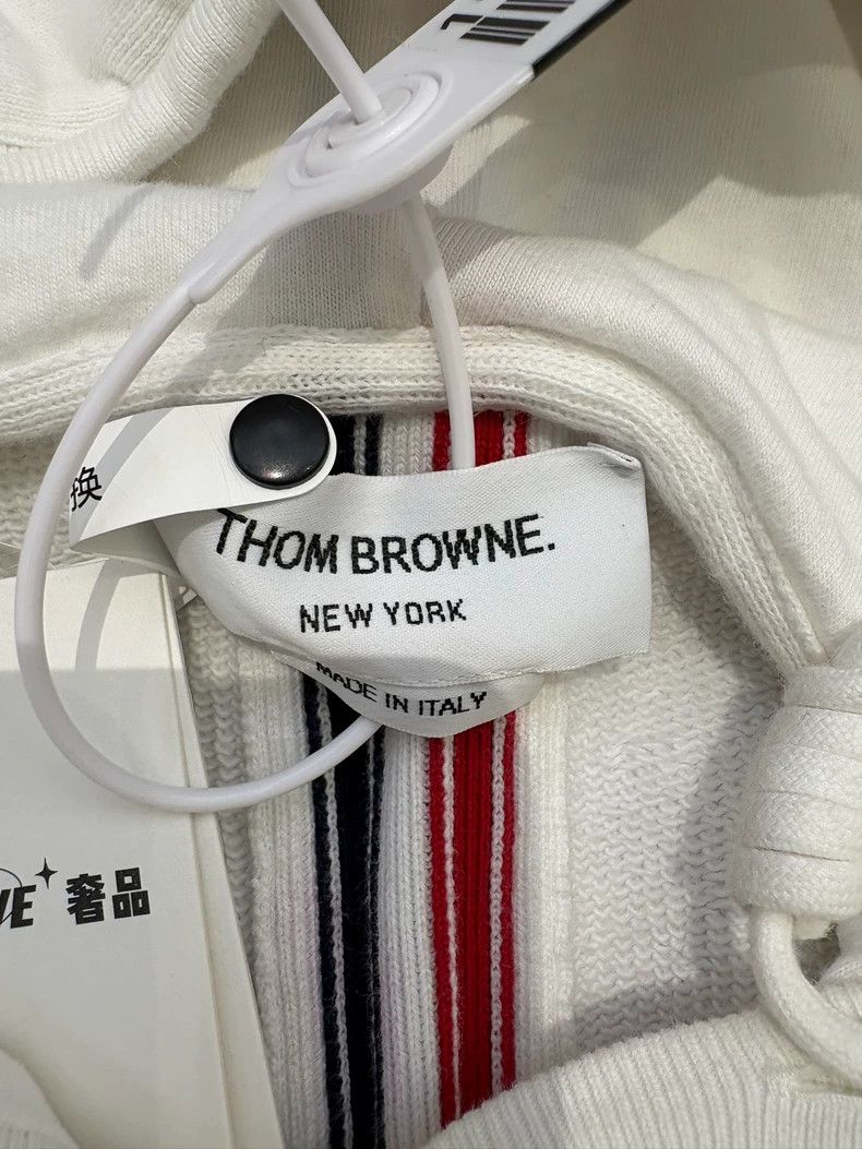 Thom Browne Thom Browne Striped Back Hooded Jacket - dmc Size US S / EU 44-46 / 1 - 5 Thumbnail