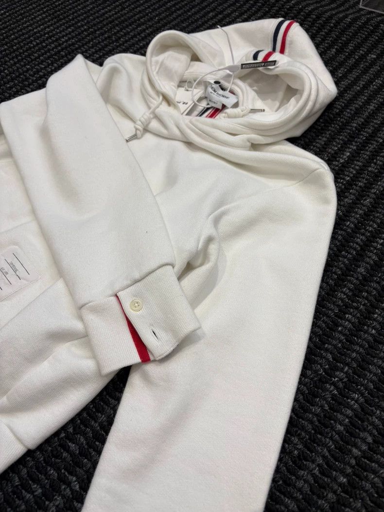 Thom Browne Thom Browne Striped Back Hooded Jacket - dmc Size US S / EU 44-46 / 1 - 3 Thumbnail