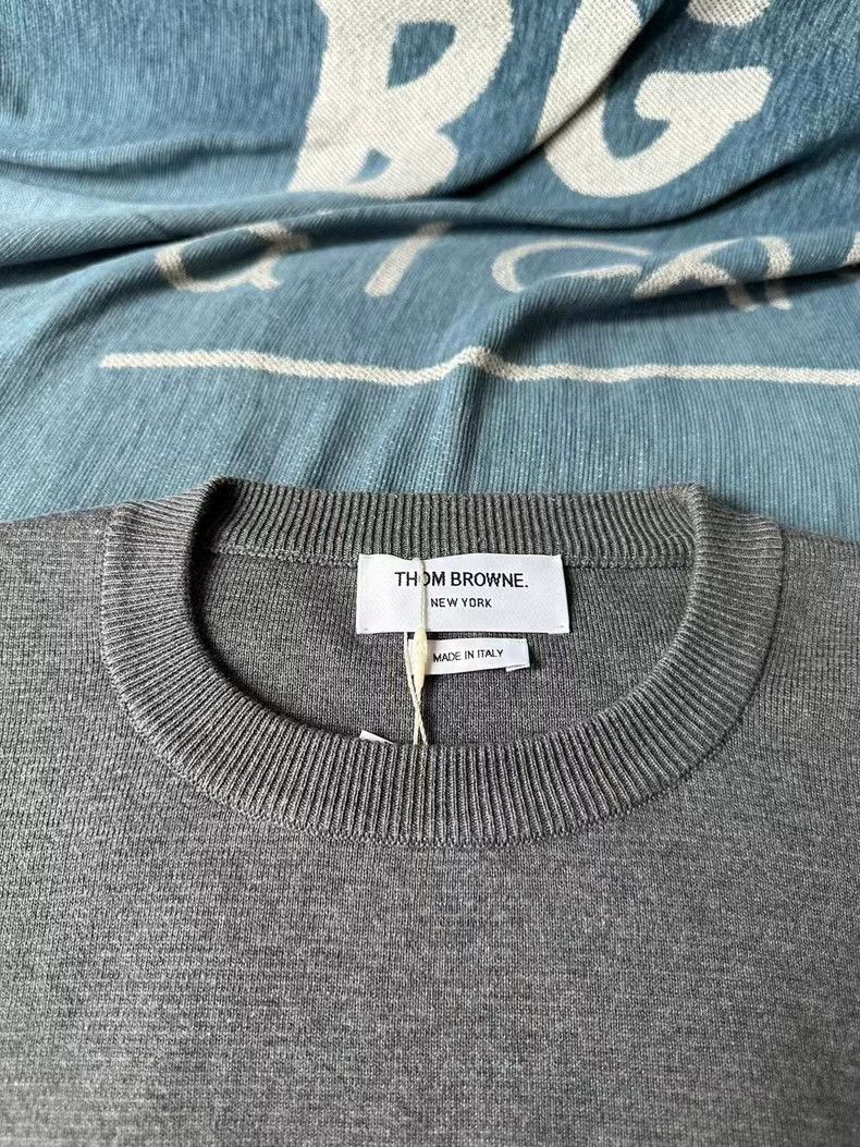 Thom Browne Thom Browne Gray Sweater - dmc Size US XS / EU 42 / 0 - 2 Thumbnail