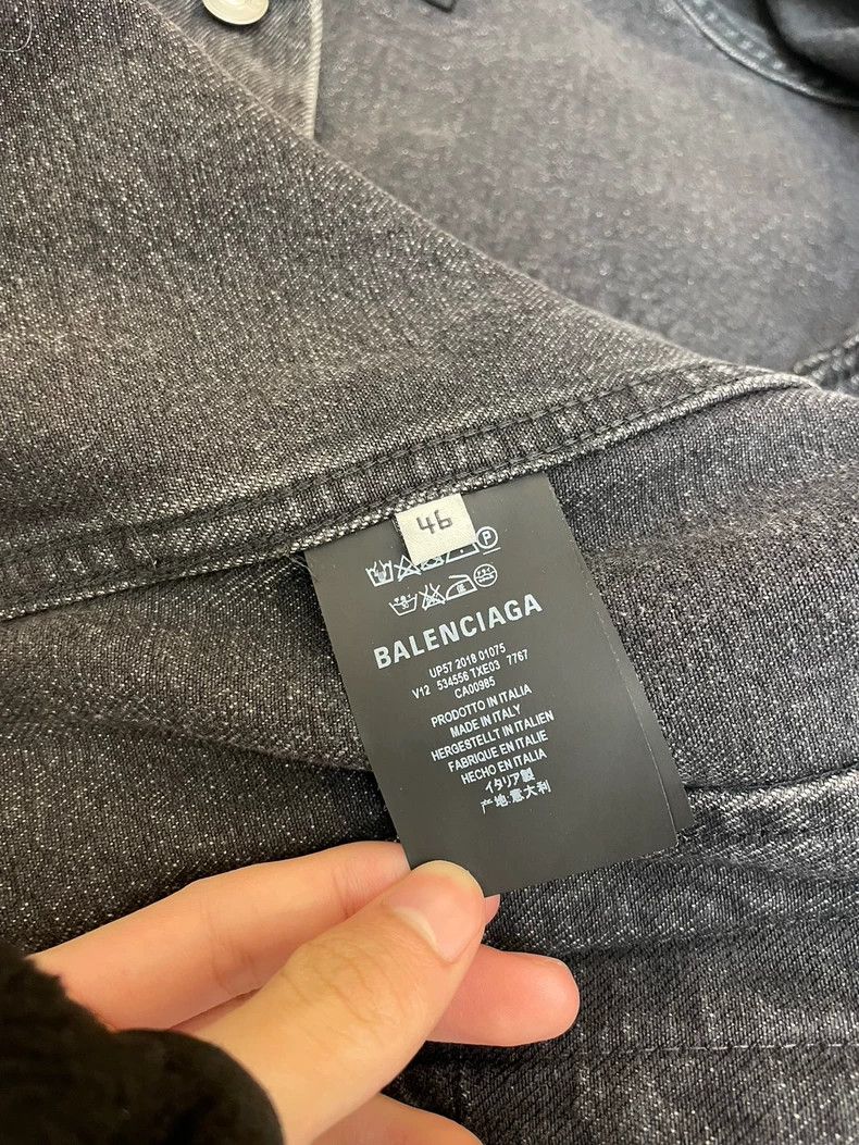 Balenciaga Balenciaga Graffiti Denim Jacket - dmc Size US XL / EU 56 / 4 - 4 Thumbnail