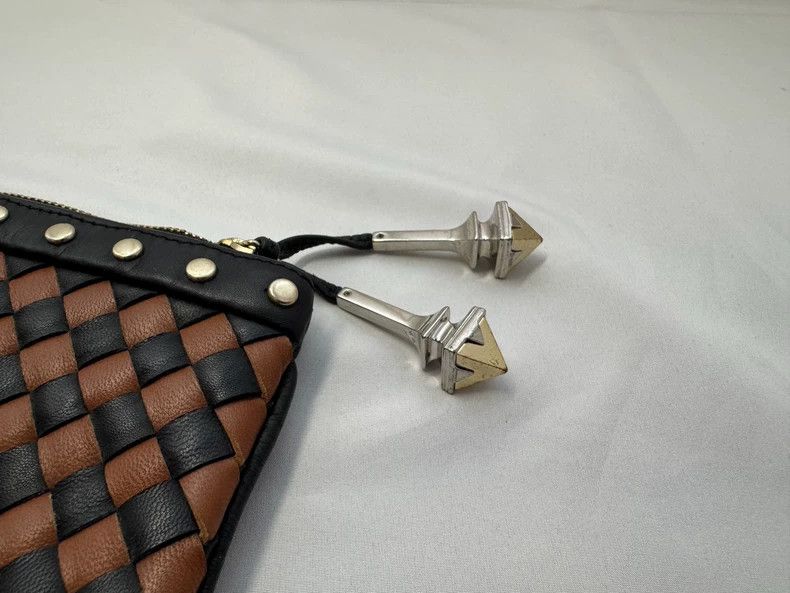 Givenchy Givenchy Woven Leather Clutch Bag - dmc Size ONE SIZE - 4 Thumbnail