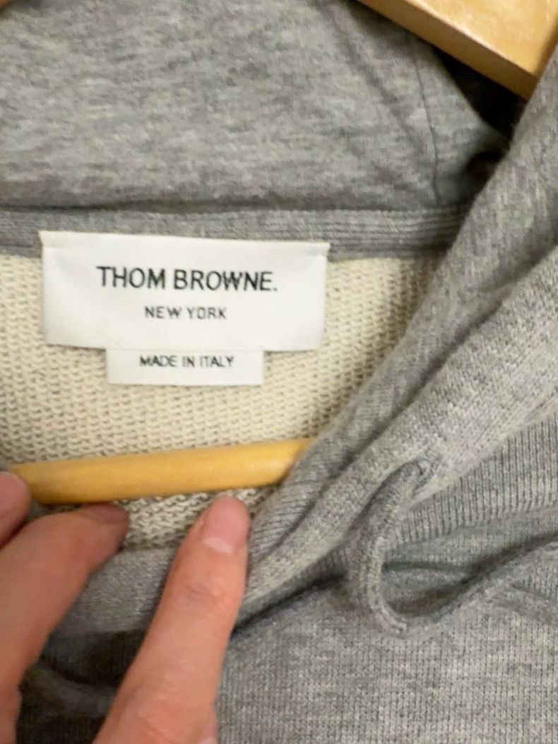 Thom Browne Paneled Sleeve Hoodie - dmc