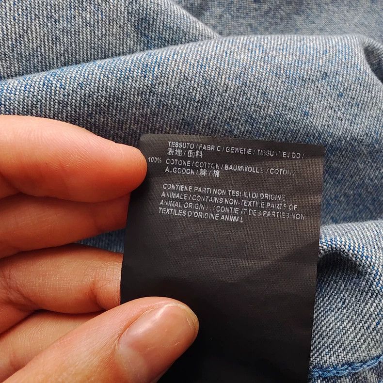 Balenciaga Balenciaga Denim Jacket with Back Logo - dmc Size US L / EU 52-54 / 3 - 6 Thumbnail