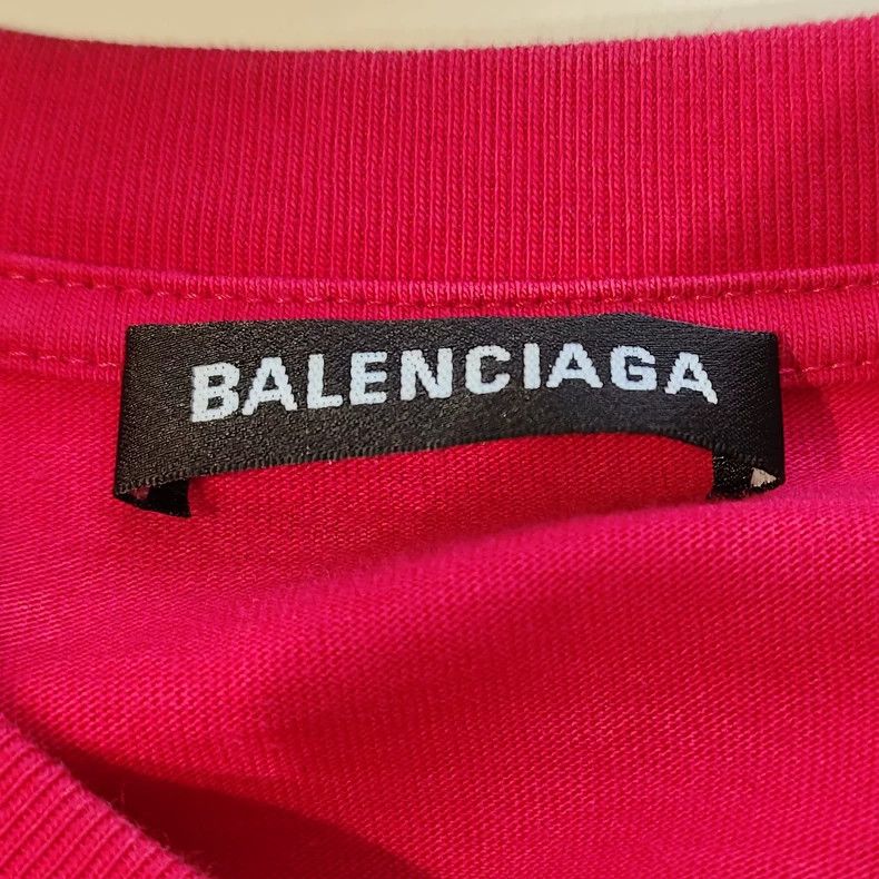 Balenciaga Balenciaga Red Logo Short Sleeve T-shirt - dmc Size US XS / EU 42 / 0 - 4 Thumbnail
