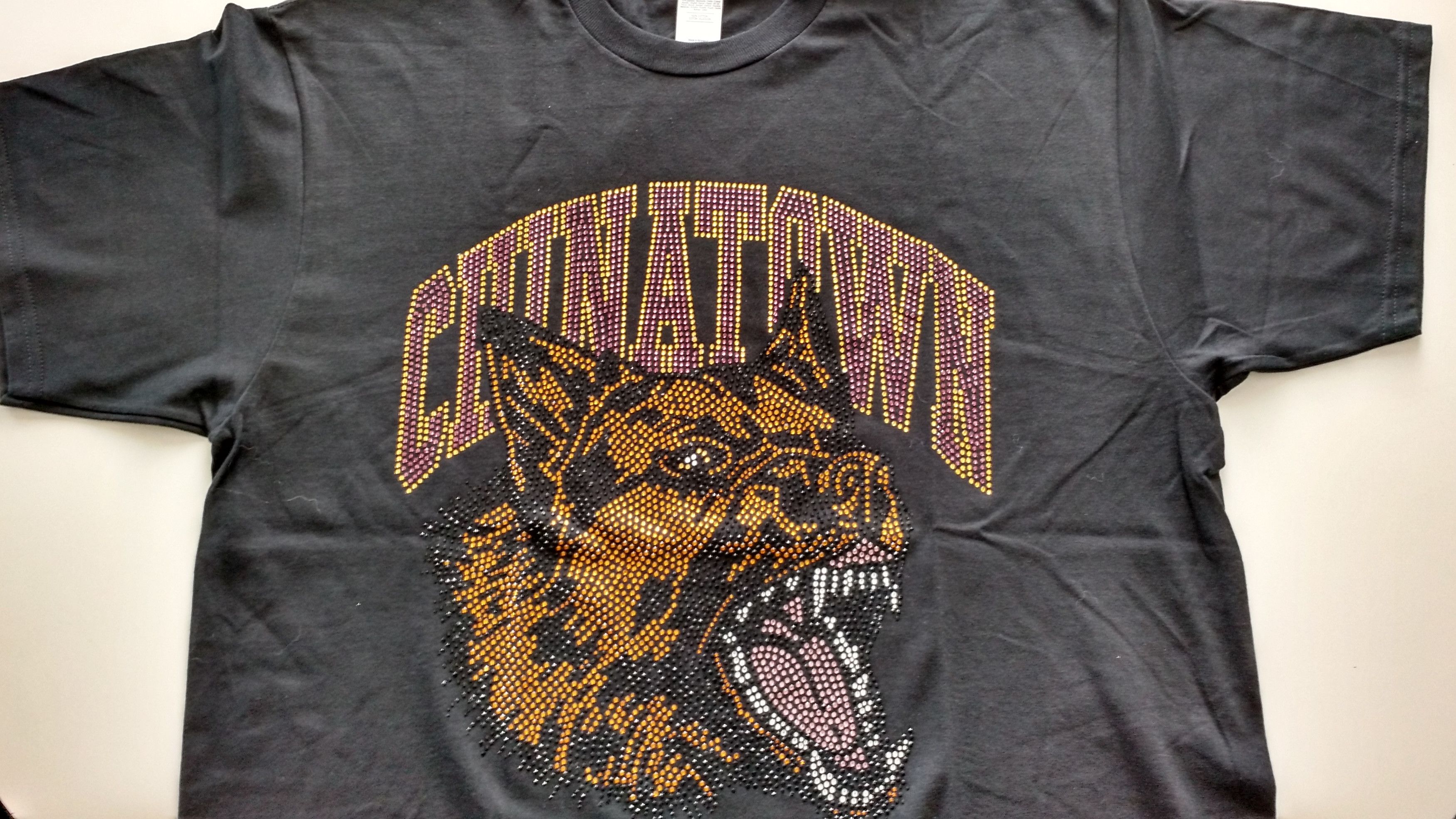 Market Chinatown Market Beware of Dog Rhinestone Tee Size US XL / EU 56 / 4 - 1 Thumbnail