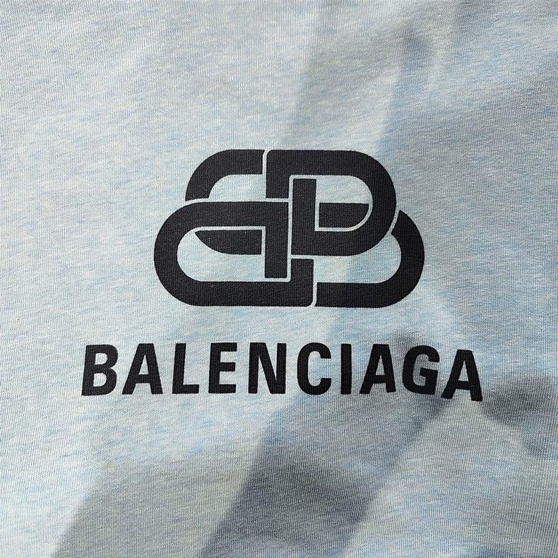 Balenciaga Balenciaga Blue Lock Buckle Short Sleeve T-shirt - dmc Size US XXS / EU 40 - 3 Thumbnail
