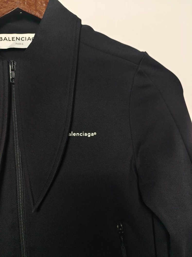 Balenciaga Balenciaga Bow Zip Black Jacket - dmc Size US XS / EU 42 / 0 - 4 Thumbnail