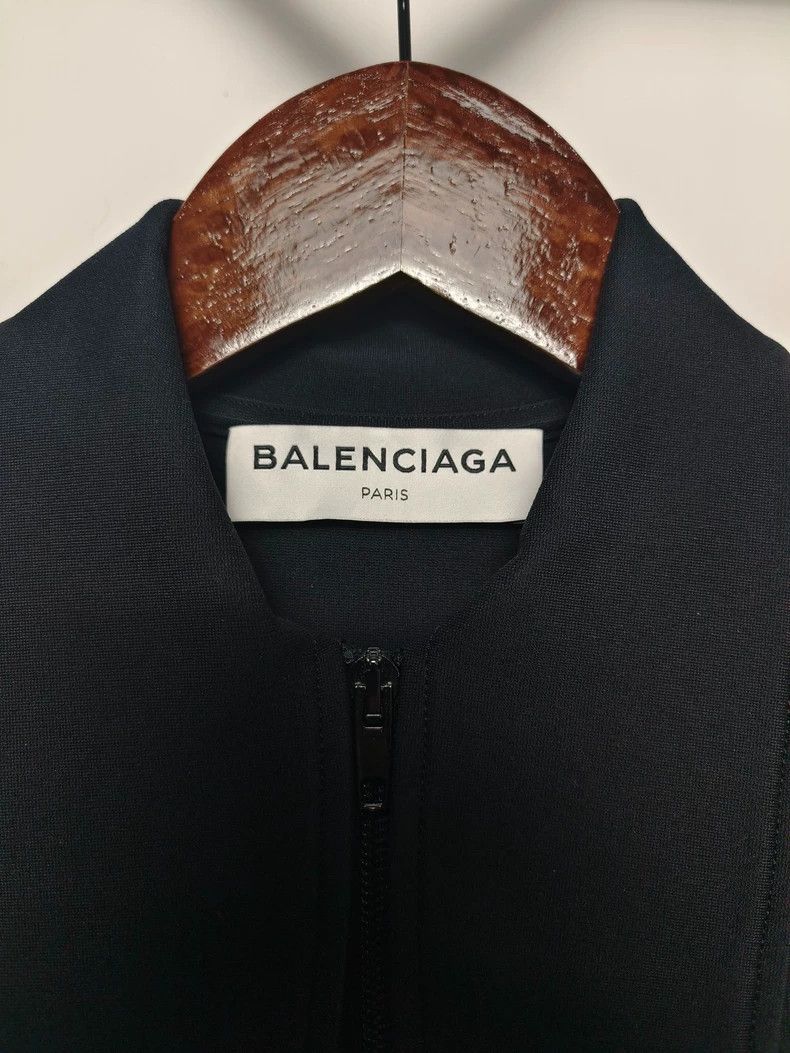Balenciaga Balenciaga Bow Zip Black Jacket - dmc Size US XS / EU 42 / 0 - 3 Thumbnail