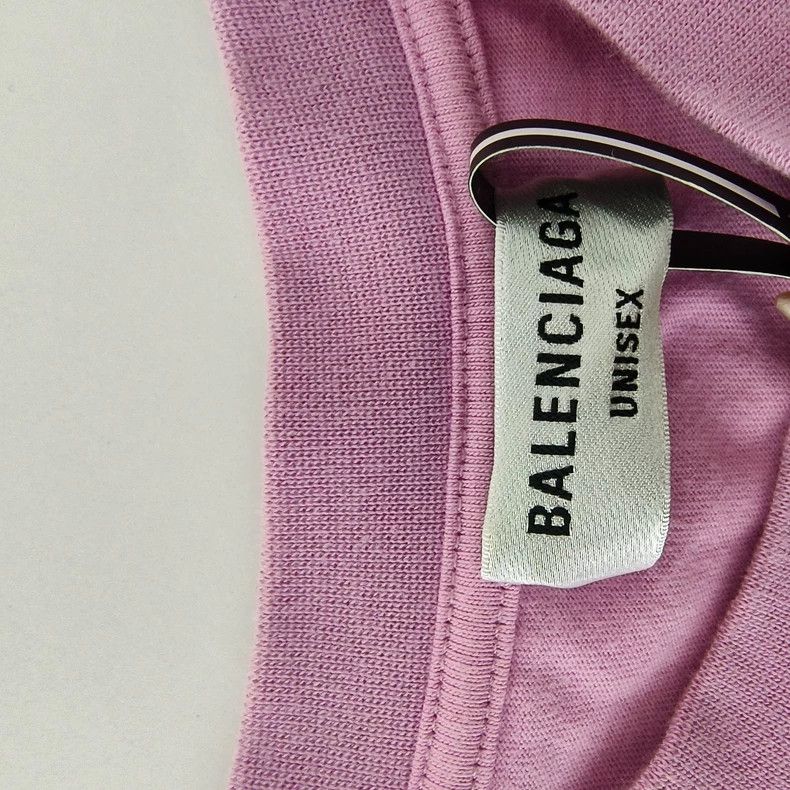Balenciaga Balenciaga Pink Purple Short Sleeve T-shirt - dmc Size US S / EU 44-46 / 1 - 3 Thumbnail