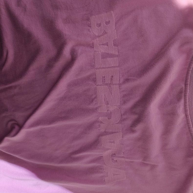Balenciaga Balenciaga Pink Purple Short Sleeve T-shirt - dmc Size US S / EU 44-46 / 1 - 9 Thumbnail