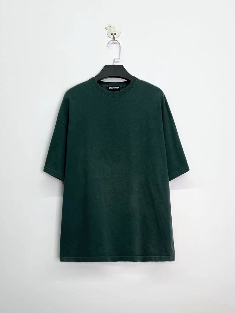 Balenciaga Balenciaga Green Logo Short Sleeve Tee - dmc Size US XS / EU 42 / 0 - 2 Thumbnail