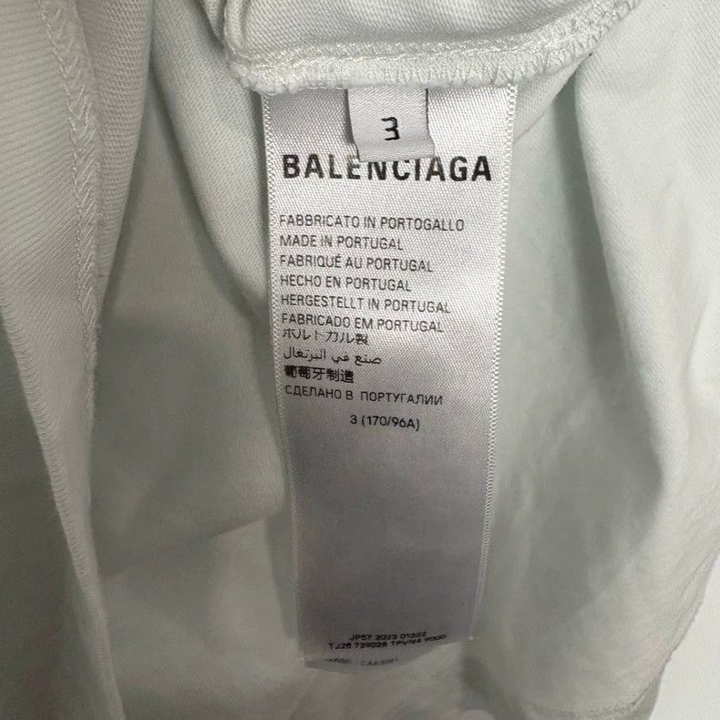 Balenciaga Balenciaga SS24 Logo Short Sleeve T-shirt - dmc Size US L / EU 52-54 / 3 - 4 Thumbnail