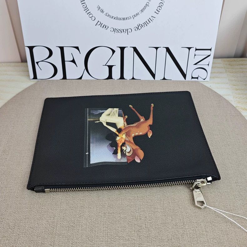 Givenchy Givenchy Bambi Black Crossgrain Clutch - dmc Size ONE SIZE - 6 Thumbnail
