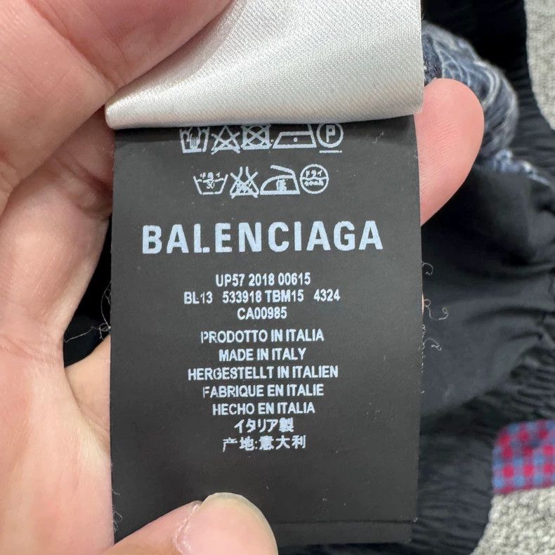 Balenciaga Balenciaga Plaid Patchwork Jacket - dmc Size US XL / EU 56 / 4 - 4 Thumbnail