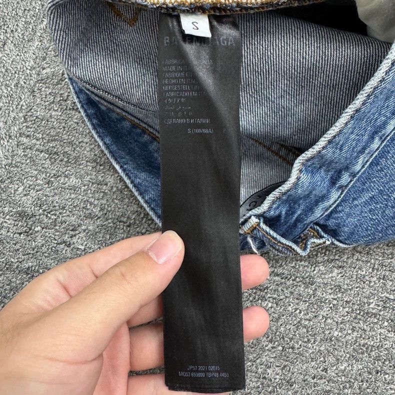 Balenciaga Balenciaga Distressed Denim Jeans - dmc Size US 27 - 3 Thumbnail