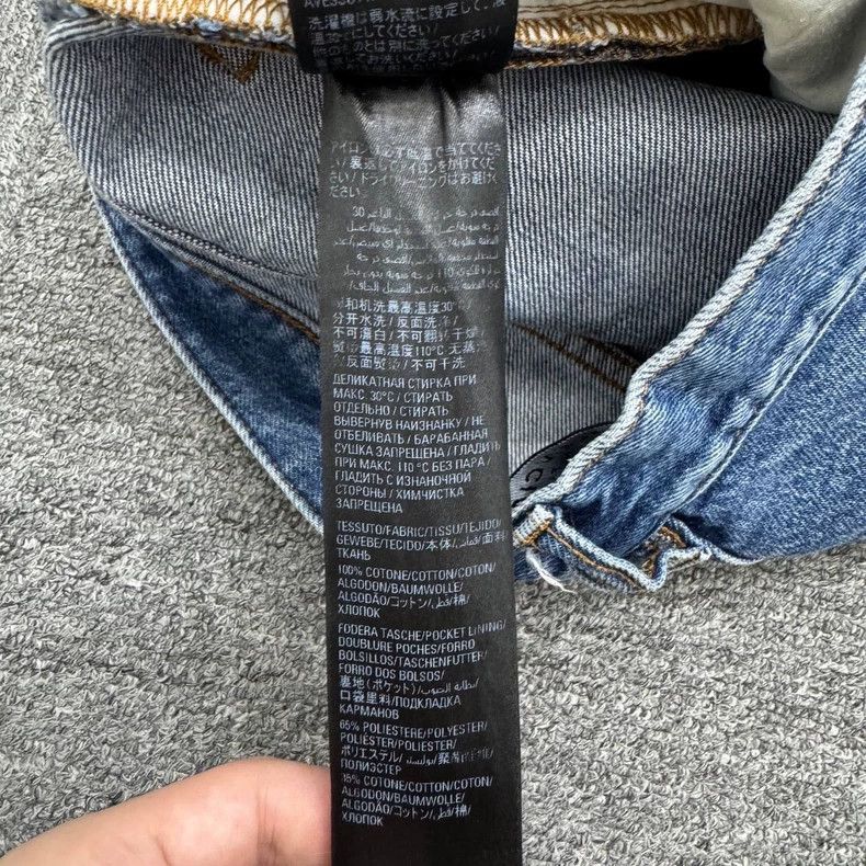 Balenciaga Balenciaga Distressed Denim Jeans - dmc Size US 27 - 4 Thumbnail