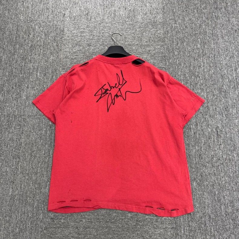 Balenciaga Balenciaga FW25 Distressed Graphic Tee - dmc Size US M / EU 48-50 / 2 - 5 Thumbnail