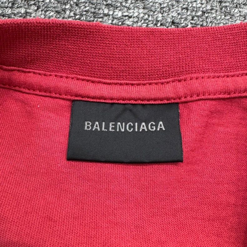 Balenciaga Balenciaga FW25 Distressed Graphic Tee - dmc Size US M / EU 48-50 / 2 - 2 Thumbnail